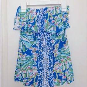 Lilly Pulitzer Strapless Top